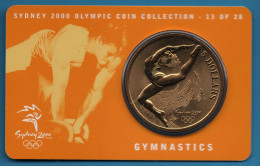 AUSTRALIA 5 DOLLARS 2000 OLYMPIC COIN COLLECTION  SYDNEY 2000 Gymnastics  KM# 357 - 5 Dollars