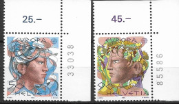 1986 Schweiz Mi. 1315-6 **MNH EOR  Europa - Nuevos