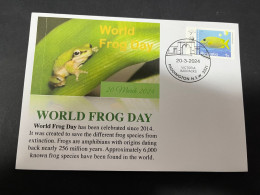 20-3-2024 (3 Y 32) World Frog Day / Journées Des Grenouille (today 20-3-2024) - Rane