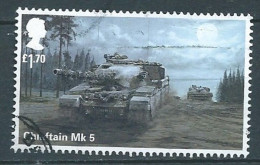 GROSSBRITANNIEN GRANDE BRETAGNE GB 2021 BRITISH ARMY VEHICLES: CHIEFTAIN MK 5 £1.70 USED SG 4571 MI 4835 YT 5243 SC 4752 - Usados