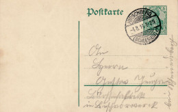 GERMANY 1914 POSTCARD MiNr P 90 SENT FROM HIRSCHBERG /JELENIA GÓRA/ - Storia Postale