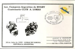 Rugby Argentine 1999 - Lomas De Zamora 100e Anniversaire Du 1er Champion D'Argentine De Rugby - Rugby