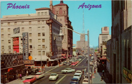 Phoenix Arizona Central Avenue AZ San Carlos Hotel Cancellation Shoes Unused Vintage Postcard Z2 - Phönix