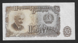 Bulgaria - Banconota Non Circolata FdS UNC Da 50 Leva P-85a - 1951 #17 - Bulgarije
