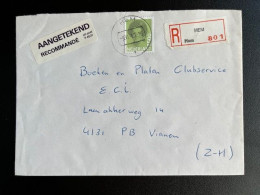 NETHERLANDS 1990 REGISTERED LETTER HEM TO VIANEN 09-06-1990 NEDERLAND AANGETEKEND - Lettres & Documents