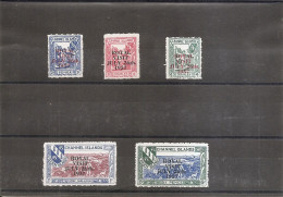 Grande-Bretagne - Locales - Visite Royale ( Série De 5 Timbres Locaux XXX -MNH - De Herm Island De 1957 ) - Local Issues