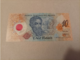 Billete Brasil, 10 Reales, Conmemorativo, UNC - Brasilien