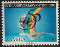 Zm0749 Zambia 1995, 50th Anniversary United Nations Organisation (UNO)  MNH - Zambia (1965-...)