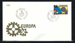LIECHTENSTEIN FDC Mit Europamarke 1967 (1) - Siehe Bild - FDC