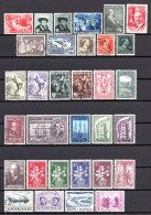 Belgique 1955 à 1960  111 Timbres Différents  5 €    (cote 74,30 €  111 Valeurs) - Gebruikt