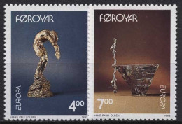 Färöer 1993 Europa CEPT: Zeitgenössische Kunst 248/49 Postfrisch - Färöer Inseln