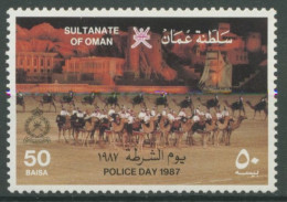 Oman 1987 Tag Der Polizei Kamele Stadtansicht Maskat 303 Postfrisch - Oman