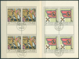 Tschechoslowakei 1969 Prager Burg Kleinbogen 1876/77 K Gestempelt (C91909) - Blocs-feuillets