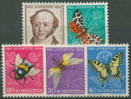 Schweiz 1954 Pro Juventute Jeremias Gotthelf Insekten 602/06 Postfrisch - Unused Stamps