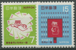 Japan 1969 Neue Postleitzahlen 1043/44 Postfrisch - Nuevos