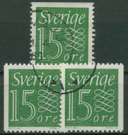 Schweden 1962 Freimarken Ziffernzeichnung 497 Gestempelt - Used Stamps