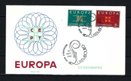 LUXEMBURG FDC Mit Komplettsatz Der Europamarken 1963 - Siehe Bild - FDC
