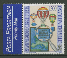 Vatikan 1999 50 Jahre Europarat Heißluftballone 1302 Postfrisch - Unused Stamps