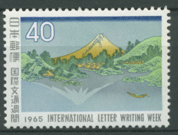 Japan 1965 Intern. Briefwoche Farbholzschnitt Berg Fujisan 898 Postfrisch - Neufs