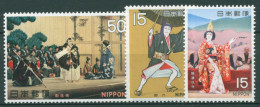 Japan 1970 Theater 1081/83 Postfrisch - Unused Stamps
