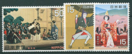 Japan 1970 Theater 1081/83 Postfrisch - Ongebruikt