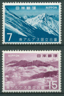 Japan 1967 Alpen-Nationalparks 967/68 Postfrisch - Nuevos