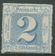 Thurn Und Taxis 1865 2 Silbergroschen 39 Mit Falz - Neufs