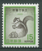 Japan 1968 Spartag Backenhörnchen 1026 Postfrisch - Neufs