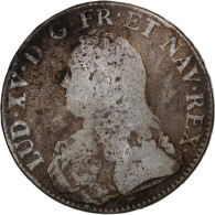 France, Louis XV, Ecu Aux Branches D'olivier, 1726, Paris, Argent, B+ - 1715-1774 Louis  XV The Well-Beloved