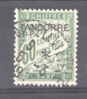 Andorre  -  Taxes  :  Yv  5  (o) - Used Stamps