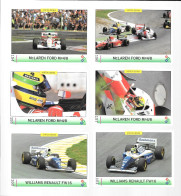 Y683 - 6 CARTES PMC - AYRTON SENNA - PANACHAGE POSSIBLE - Autorennen - F1