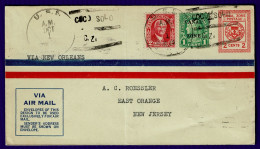 Ref 1639 - 1928 USA Canal Zone Postal Stationery Cover Uprated - Submarine U.S.S. Coco Solo - Zona Del Canal