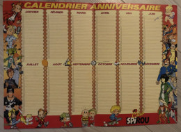 Grand Calendrier Anniversaire SPIROU 2001 Dupuis - Groot Formaat: 2001-...