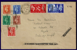 Ref 1639 - GB 1951 - Festival Of Britain & With 5 Definitives - First Day Cover FDC - ....-1951 Pre-Elizabeth II