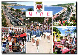 CPM La Cote D&#39Azur Nice Majorettes Carnaval - Marchés, Fêtes