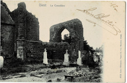 Diest Cimetière Circulée En 1905 - Diest