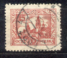 Polska Polen 1925, Michel-Nr. 238 I O LODZ 4 - Used Stamps