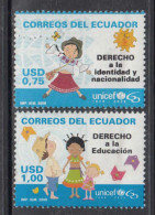 2006 Ecuador UNICEF Complete Set Of 2 MNH - Ecuador