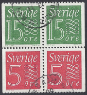 SVEZIA 1961-8 - 4 Valori -  Cifre | - Usados