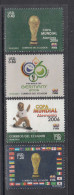 2006 Ecuador World Cup Football Germany FIFA Complete Set Of 4 MNH - Ecuador