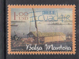 2006 Ecuador Mantena Raft Boats Complete Set Of 1 MNH - Ecuador