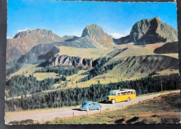 GURNIGEL PASS-STRASSE Ausblick Gegen Wirtnerngrat-Nünenen-Gantrisch/ Saurer-Postauto - Schwarzenburg