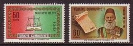 1968 TURKEY 100TH ANNIVERSARY OF SUPREME COURT MNH ** - Unused Stamps