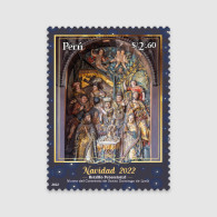 Delcampe - O) 2022 PERU, CHRISTMAS, PROCESSIONAL ALTARPIECE - MUSEUM OF THE SANTO DOMINGO CONVENT OF LIMA, ART, MNH - Peru