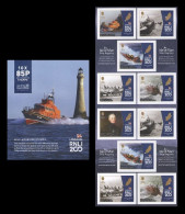 Isle Of Man 2024 Mih. 3101/06 Royal National Lifeboat Institution (RNLI). Ships. Lighthouse (booklet) (self-adh.) MNH ** - Man (Ile De)