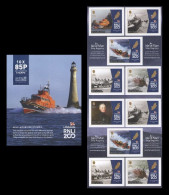 Isle Of Man 2024 Mih. 3101/06 Royal National Lifeboat Institution (RNLI). Ships. Lighthouse (booklet) (self-adh.) MNH ** - Man (Eiland)