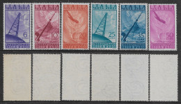 Italia Italy 1947 Radio Aerea Sa N.A136-A141 Completa Nuova Integra MNH ** - Luftpost