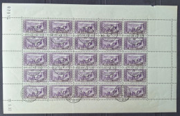 Andorre 1932 N°25 Ob En Feuille De 25 Cd 11/5/32 RARE Et SUPERBE - Gebruikt