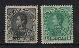 Venezuela 1899  - Yvert 62 Et 63 Neufs SANS Charnière - Scott#145 And 147 MNH - Bolivar - Venezuela