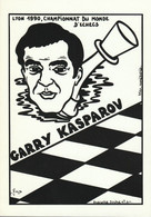 Championnat Du Monde D'Echecs - GARRY KASPAROV - Illustré Par,  Jacques Lardie - Tirage, 85 Exemplaires - Numéro 54 - Lardie